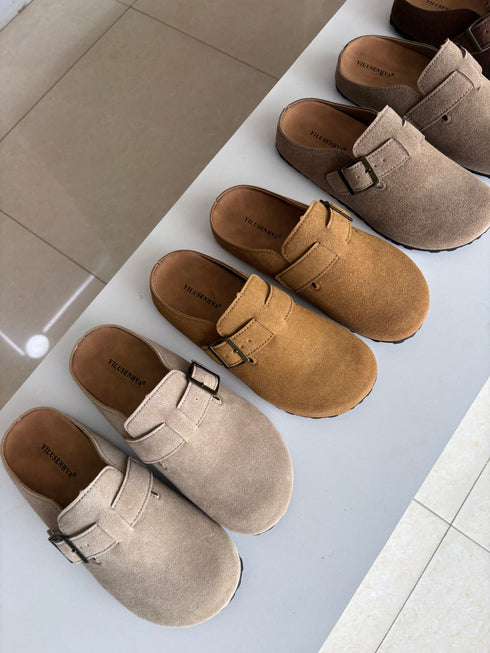 Single Belt Slid On Clogs